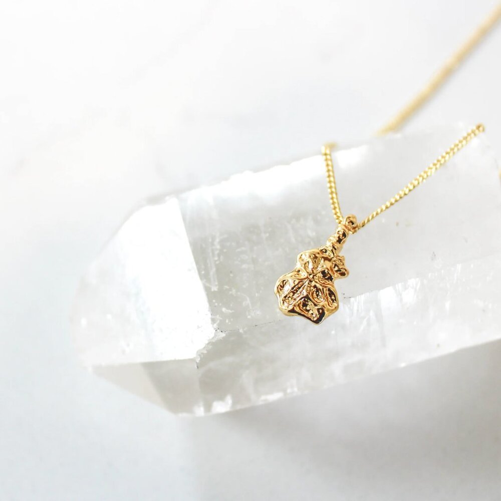 NWT Gold Plated Adjustable Necklace